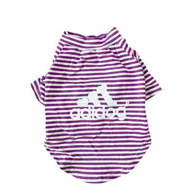 Wholesale Striped Cute Vest Short Sleeves Summer Small Dog Pet Apparel Clothing