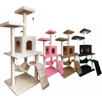 Fashion Design Condos and Climbing Gyms Plush Cat Tree for Cats Playing