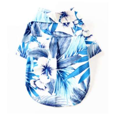 Summer Seaside Resort Pet Shirt Clothes Hawaiian Printing Dog Shirt Clothes