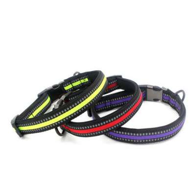 Wholesale Pet Collar Reflective Tape Dog Collar and Leash Set