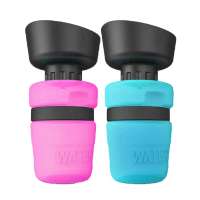 Portable Clamshell Design Leakproof Pets Water Bottles dogs outdoor accessories